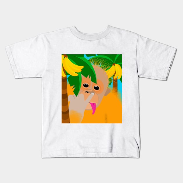 O Banana Kids T-Shirt by SiSuSiSu